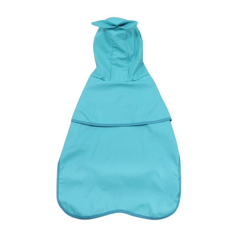 RainyPaws Hooded Dog Raincoat with Clear Visor